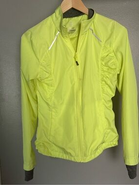 MPG Women’s High-Visibility Neon Yellow Zip Athletic Jacket